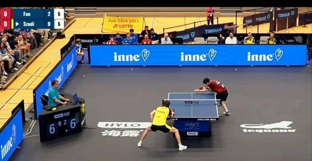 英格兰队完胜德国队，樊振东统治全场的简单介绍